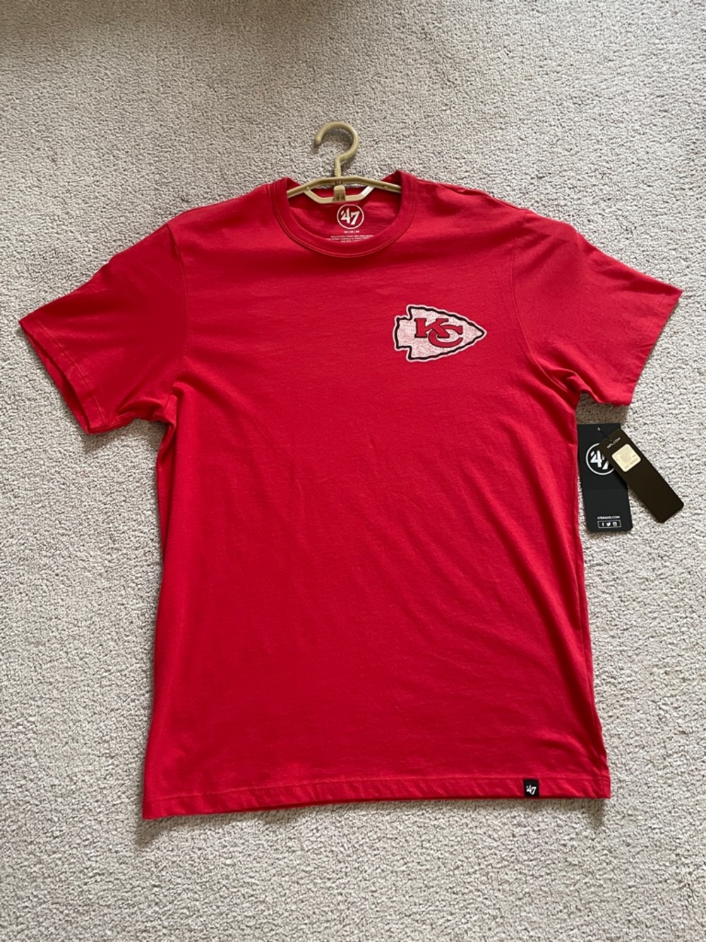47 Kansas City Chiefs Red Short Sleeve Logo Tee